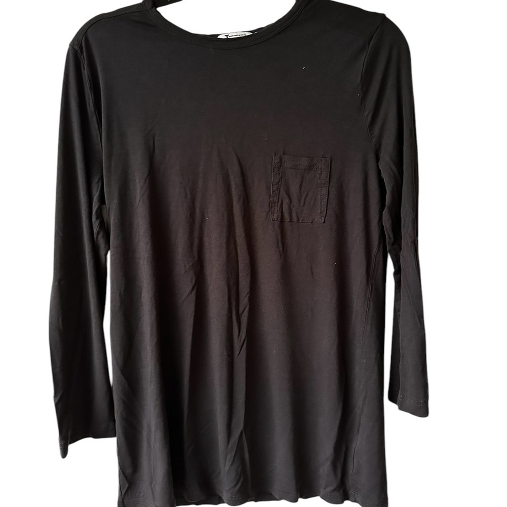 T by Alexander Wang Women's Black Long Sleeve Shirt - Picture 3 of 15